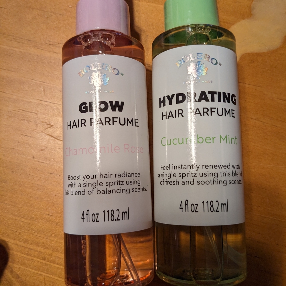 Set of 2 Two Bolero Hair Perfume 4 FL Ounces